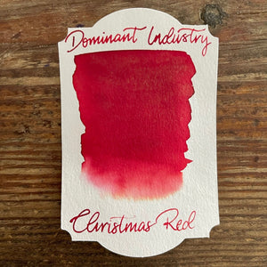 Dominant Industry Christmas Red Ink