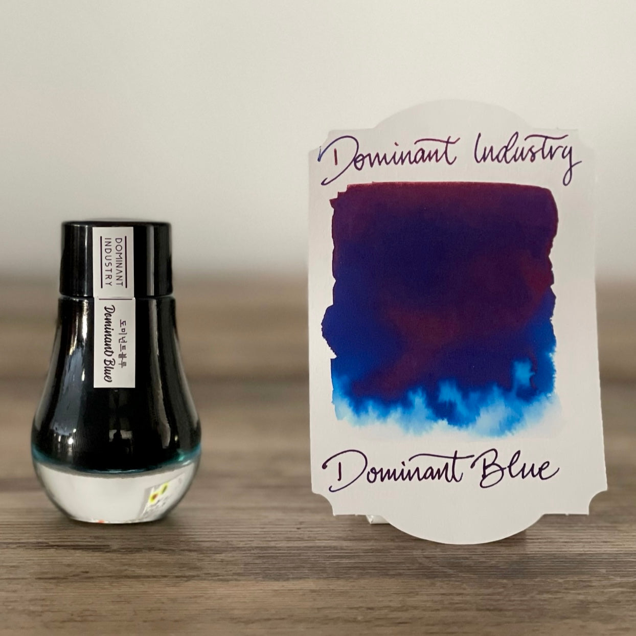 Dominant Industry Fountain Pen Ink - Dominant Blue - Galen Leather