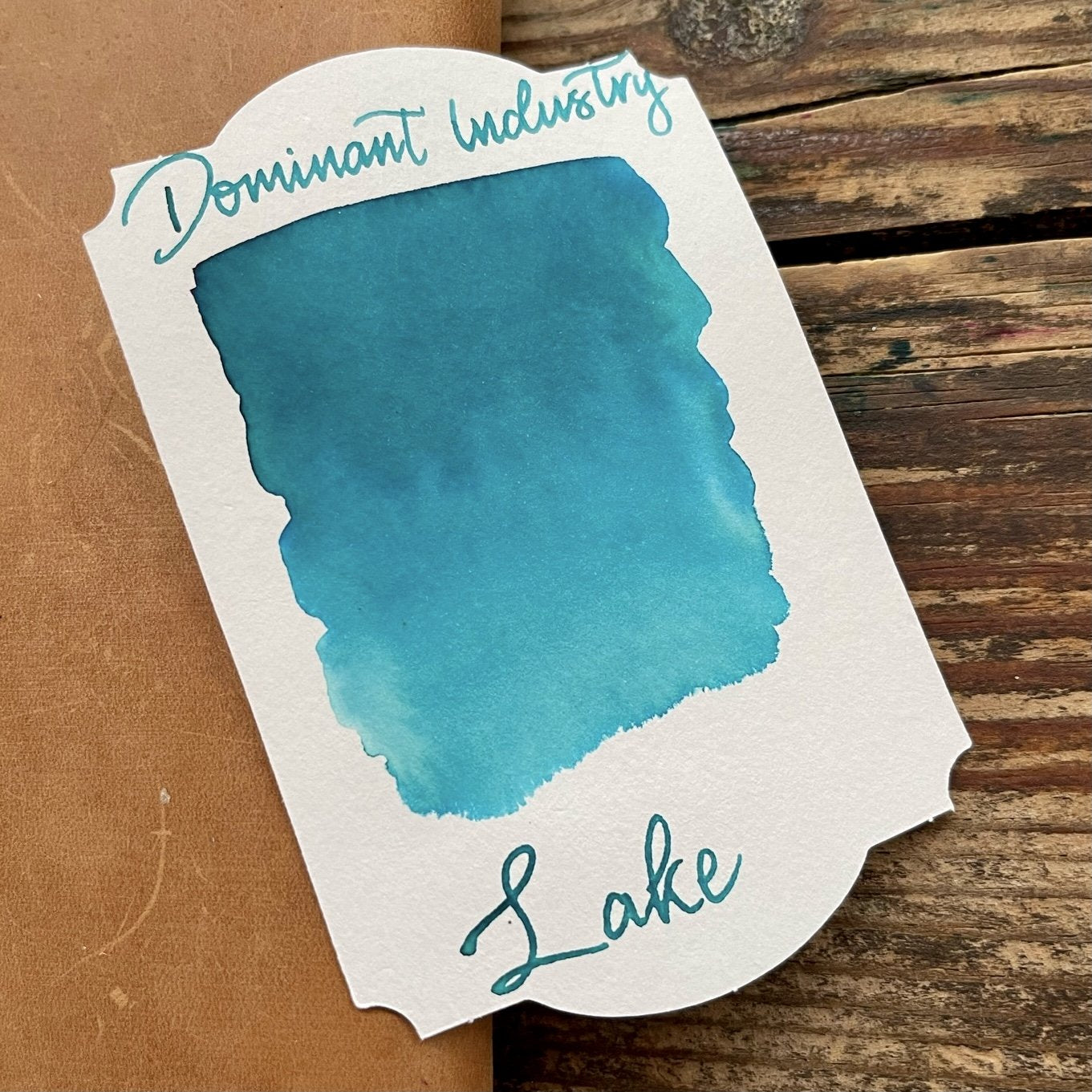 Dominant Industry Fountain Pen Ink - Lake - Galen Leather