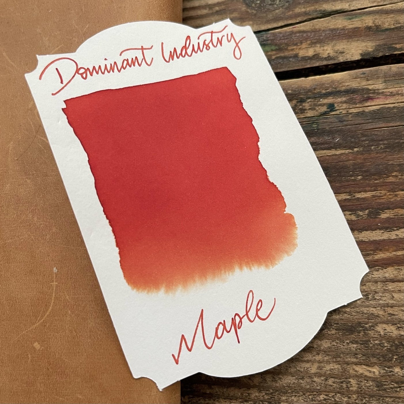 Dominant Industry Fountain Pen Ink - Maple - Galen Leather