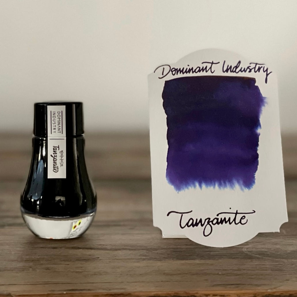 Dominant Industry Fountain Pen Ink - Tanzanite - Galen Leather