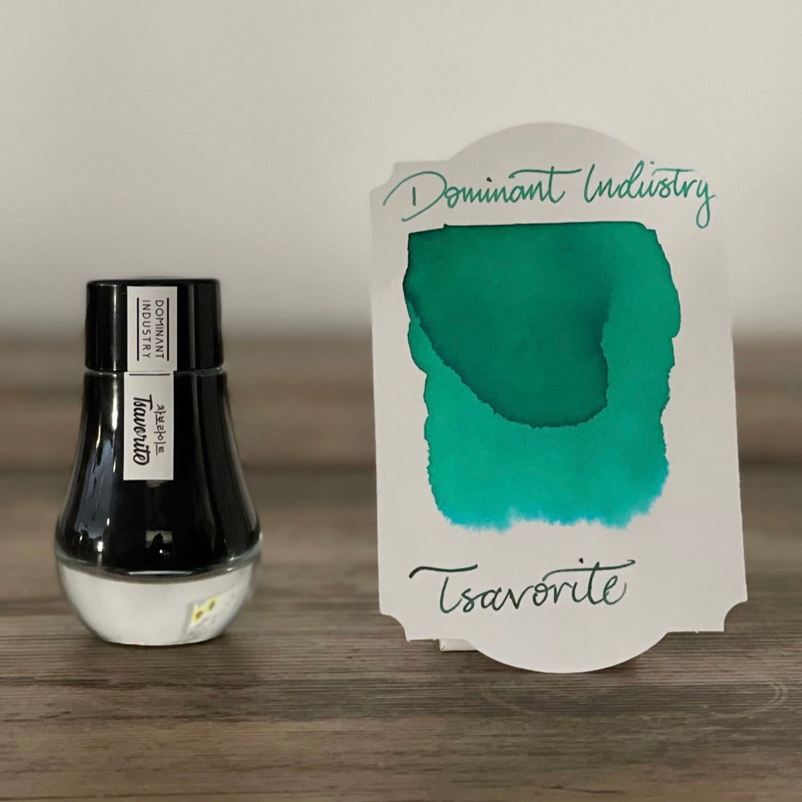 Dominant Industry Fountain Pen Ink - Tsavorite - Galen Leather