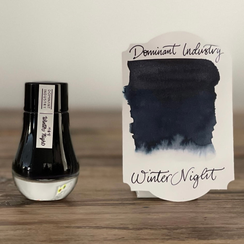 Dominant Industry Fountain Pen Ink - Winter Night - Galen Leather