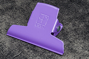 Purple Ellepi Paper Clip - Medium-Galen Leather