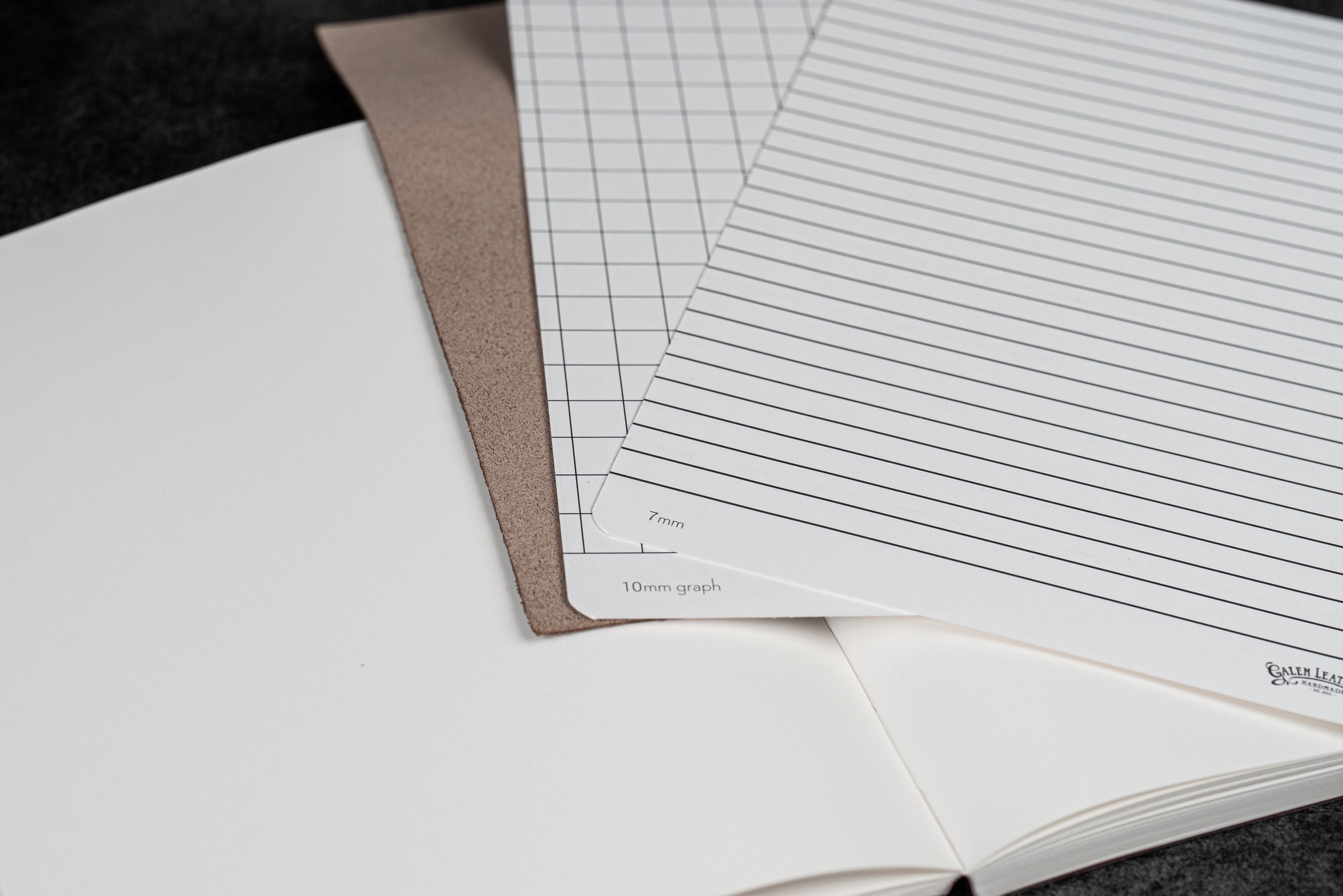 Cosmo Air Light Paper Notebook - A5 - 288 Pages - Galen Leather