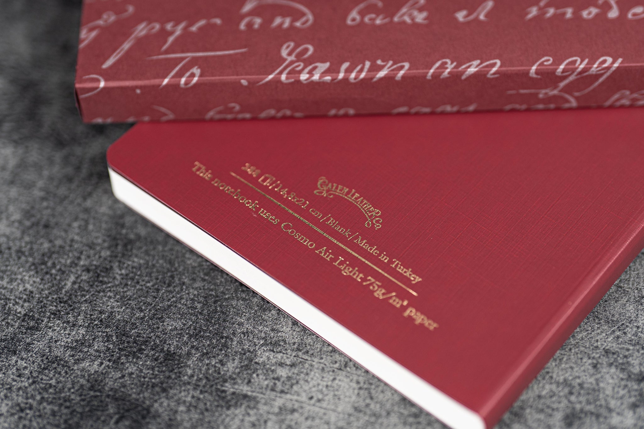 Cosmo Air Light Paper Notebook - A5 - 288 Pages - Galen Leather