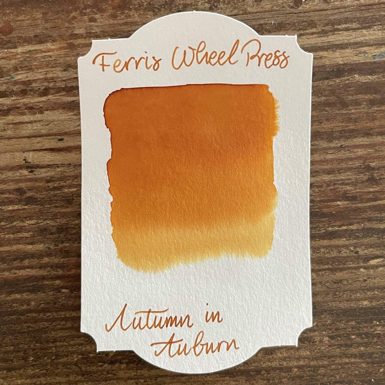 Ferris Wheel Press Autumn in Auburn Fountain Pen Ink - 38ml