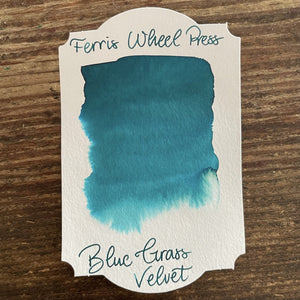 Ferris Wheel Press Bluegrass Velvet Ink
