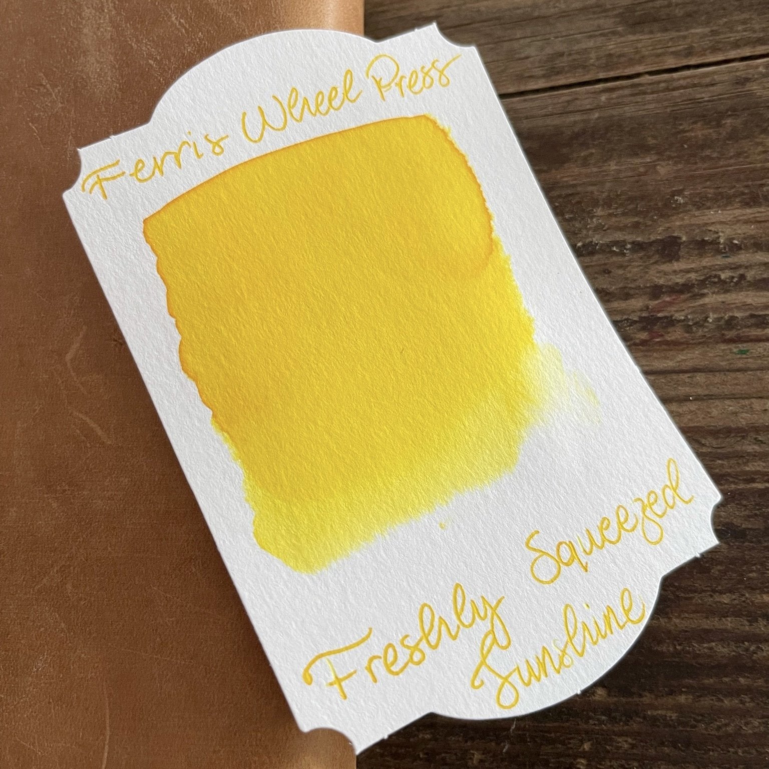 Ferris Wheel Press Freshly Squeezed Sunshine Ink