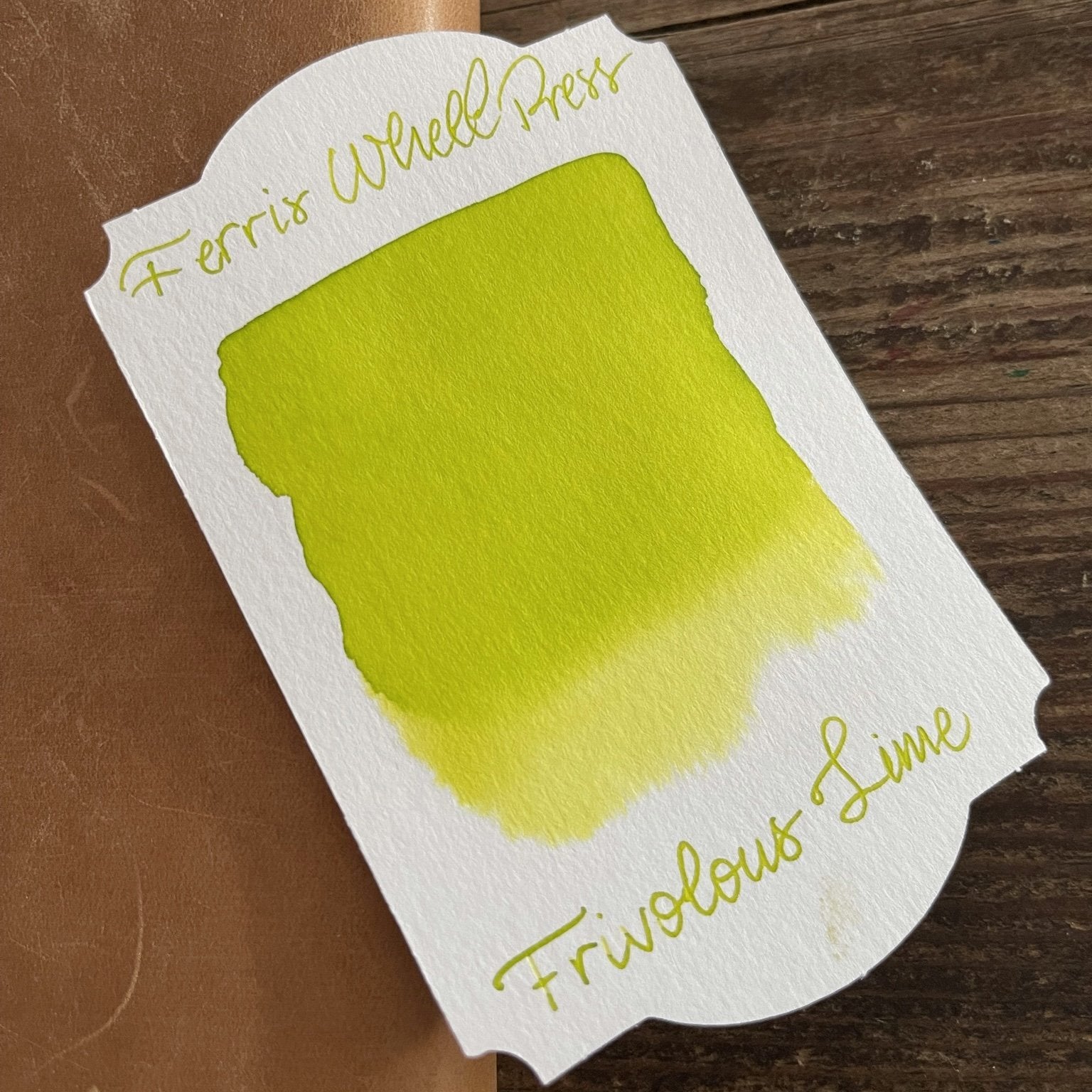 Ferris Wheel Press Frivolous Lime Ink