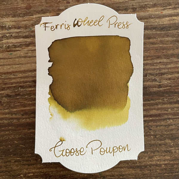 Ink Review #687: Ferris Wheel Press Goose Poupon — Fountain Pen Pharmacist