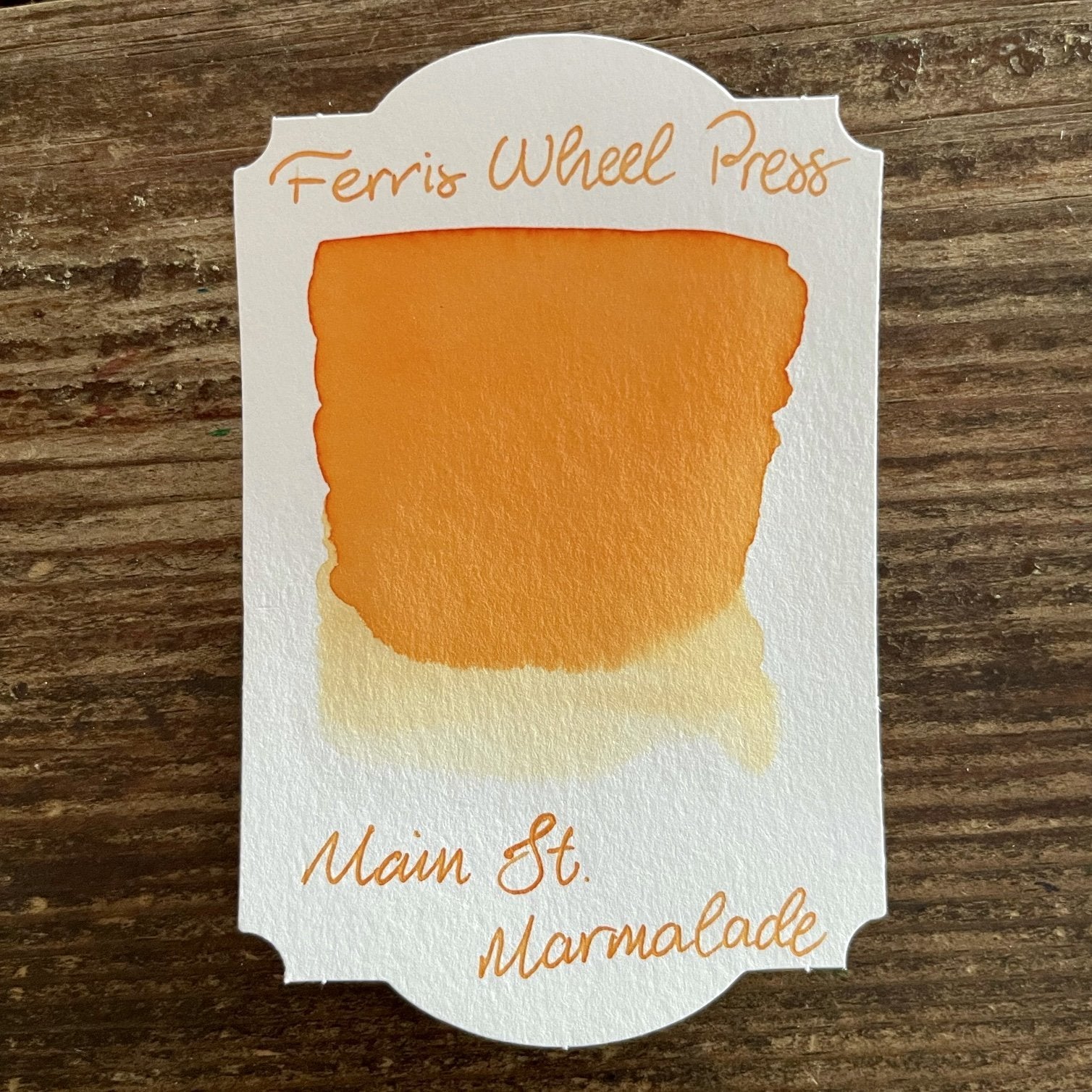 Ferris Wheel Press Main St. Marmalade Fountain Pen Ink - 38ml