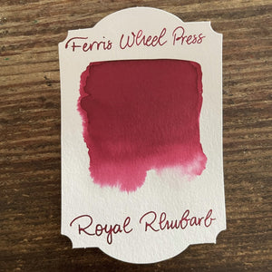 Ferris Wheel Press Royal Rhubarb Ink