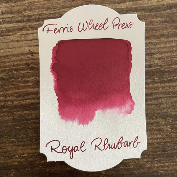 Ferris Wheel Press Royal Rhubarb Ink Review - Pen Chalet