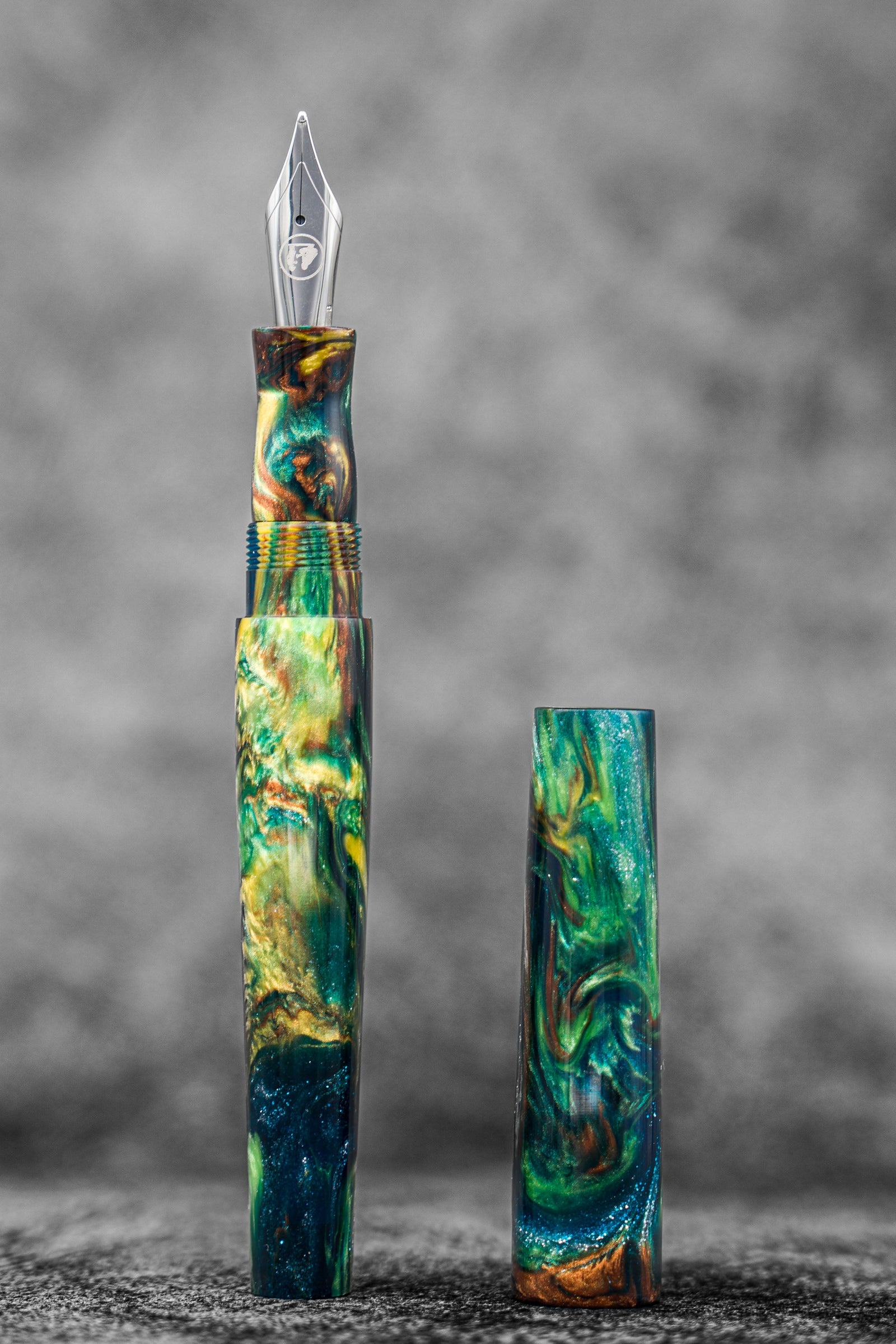 Galen X Studyo Agackakan - Fountain Pen V1 - Belize Cenote