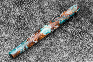 Galen X Studyo Agackakan - Fountain Pen V1 - Teal Agate