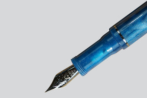 Gioia Alleria Grotta Azzurra Fountain Pen Ruthenium Trim
