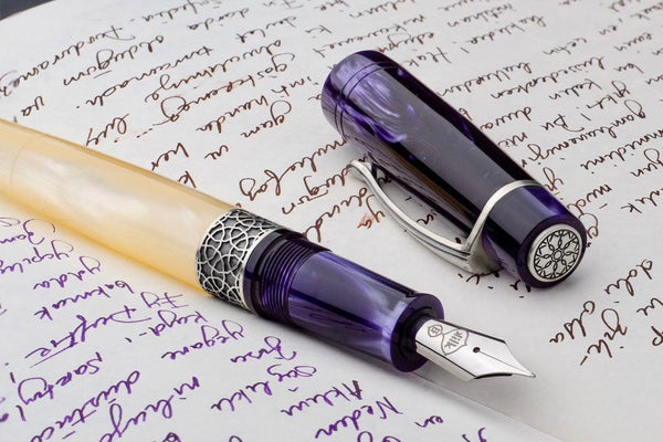 Kilk Celestial Fountain Pen - Purple - Galen Leather