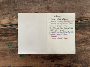 Kleid 2mm Grid Notes A5- Red
