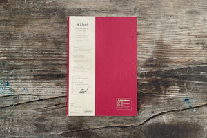 Kleid 2mm Grid Notes A5- Red