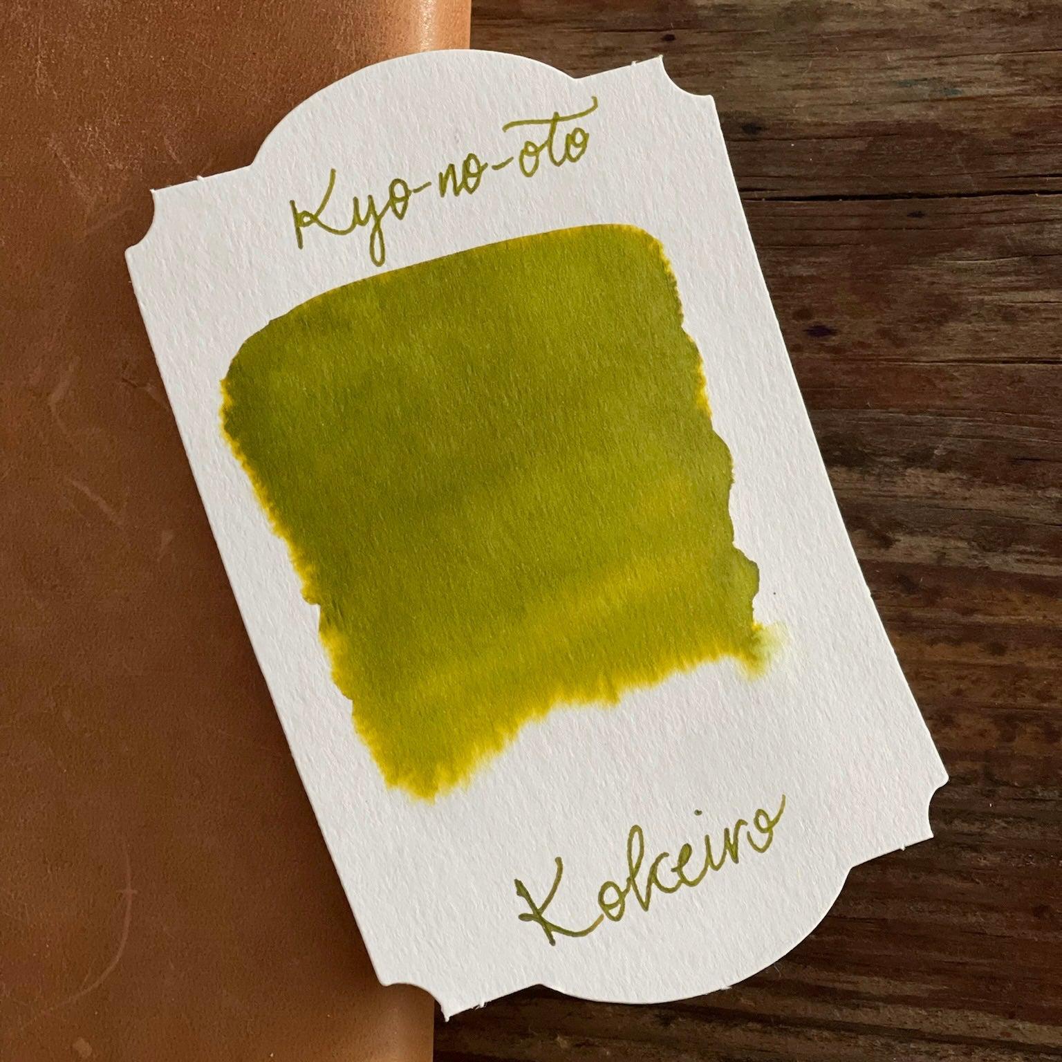 TAG Stationery Kyoto Inks Made in Japan Galen Leather