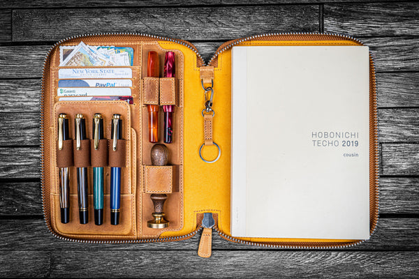 Leather-Zippered-A5-