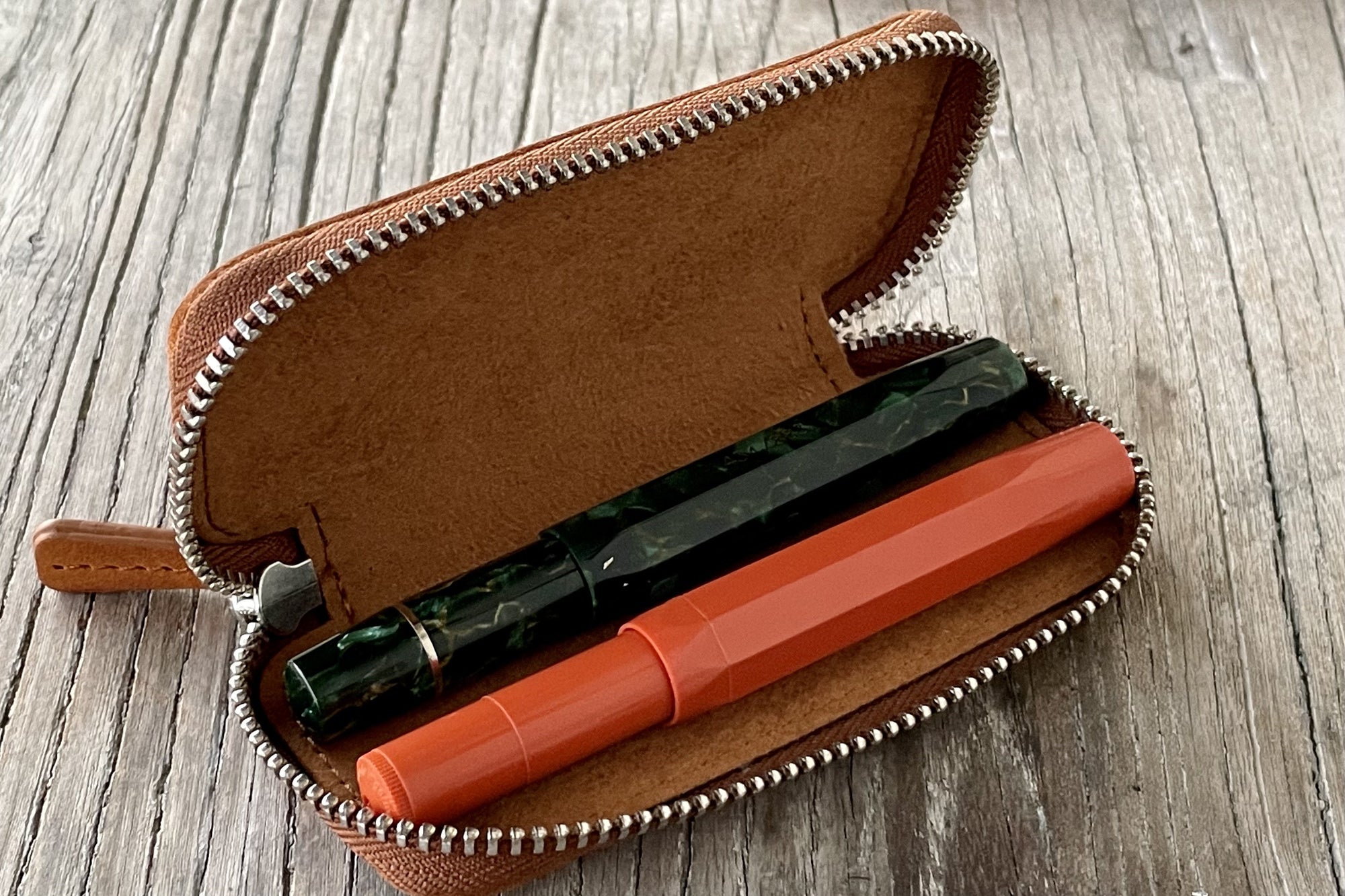 Leather-Zippered-Double-Pen- Leather-Zippered-Double-Pen-