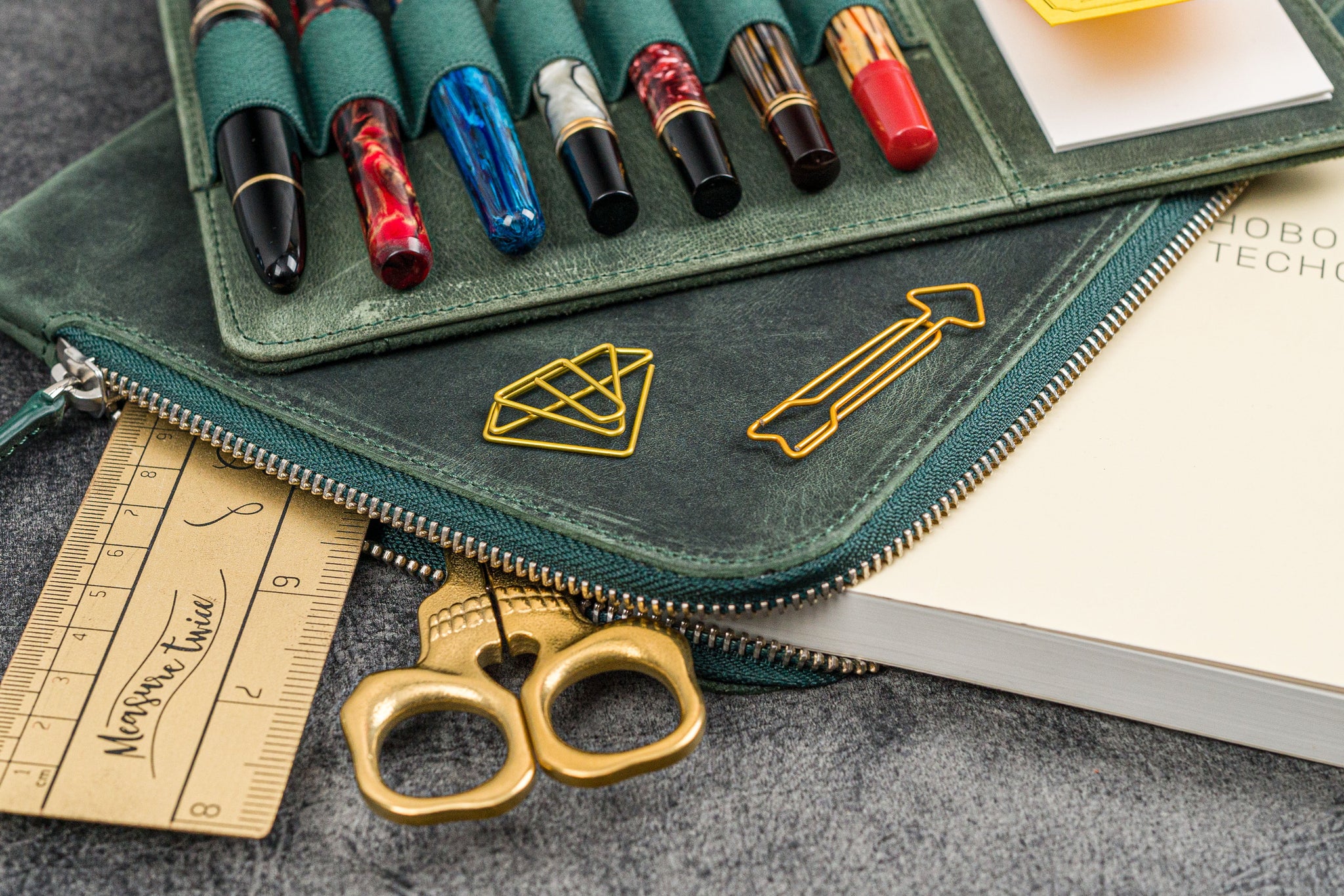 Buy Leather Pen & Pencil Pouches - Galen Leather