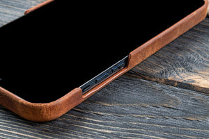 Leather iPhone 13 Mini (5,4") Hard Back Cover