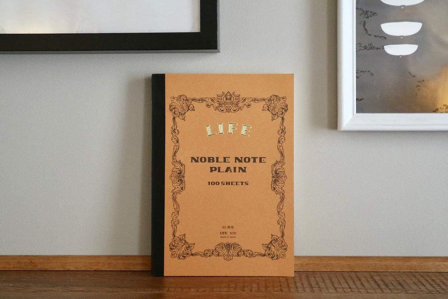 Life Noble Notebook - A5 - Blank - 200 Pages | Galen Leather