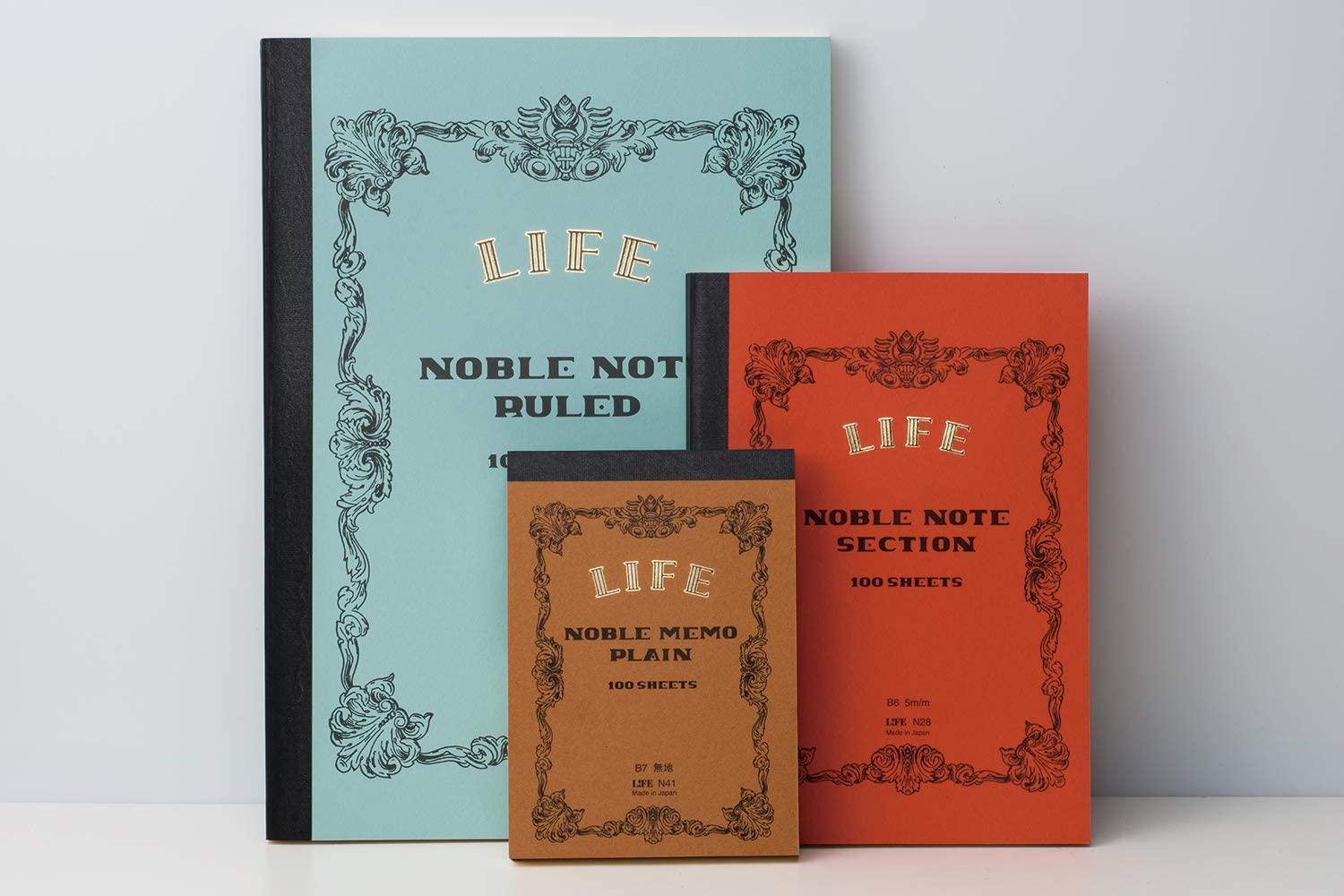 Life Noble Notebook - A5 - Blank - 200 Pages | Galen Leather