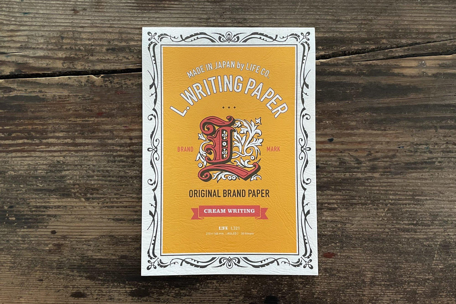 Life Writing Paper Notepad - A5 - Cream - 60 Pages