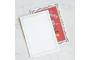Life Writing Paper Notepad - A5 - White - 60 Pages-Galen Leather
