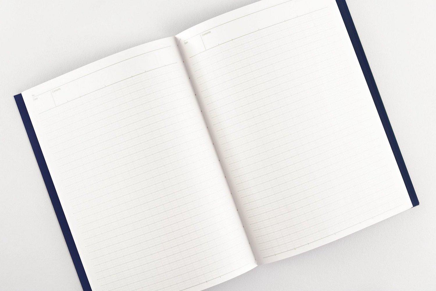 Logical Prime Notebook - B5 - 7mm Ruled - 80 Pages | Galen Leather