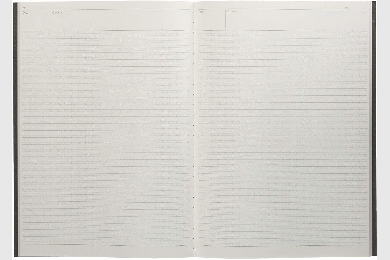 7mm Ruling Notebook Logical Prime Notebook - B5 - 7mm Ruled - 80 Pages | Galen Leather