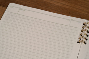 Logical Prime Notebook - W Ring - A5 - 6mm Ruled - 100 Pages