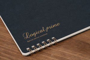 Logical Prime Notebook - W Ring - B5 - 6mm Ruled - 100 Pages