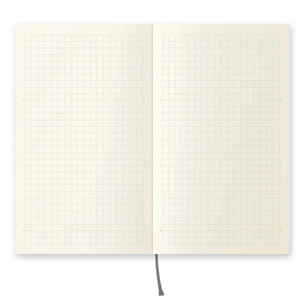 midoriページ Midori MD Notebook - B6 Slim - Grid - 176 Pages - Galen Leather