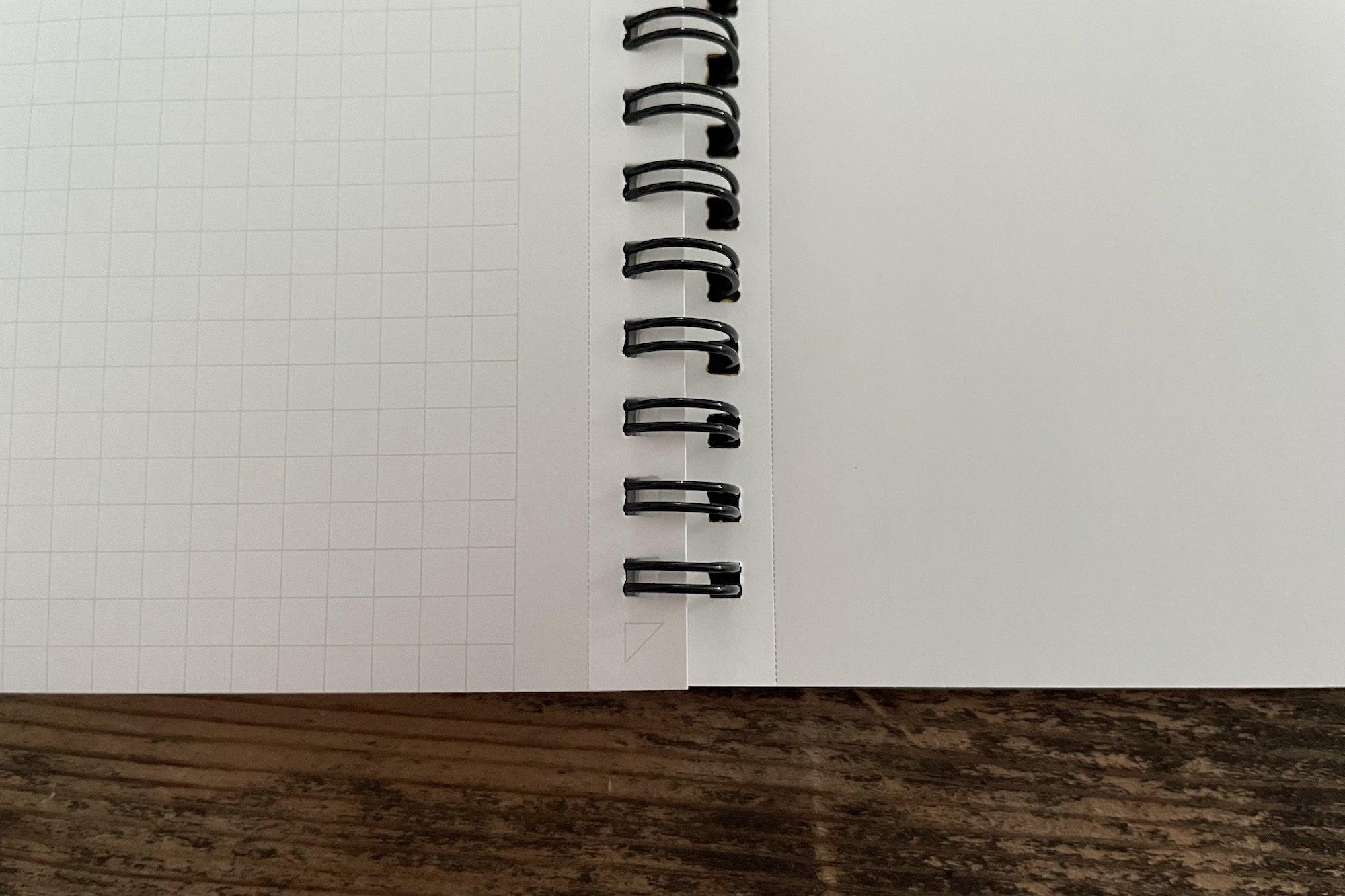 Mnemosyne Wirebound Notebook - A5 - Blank | Galen Leather