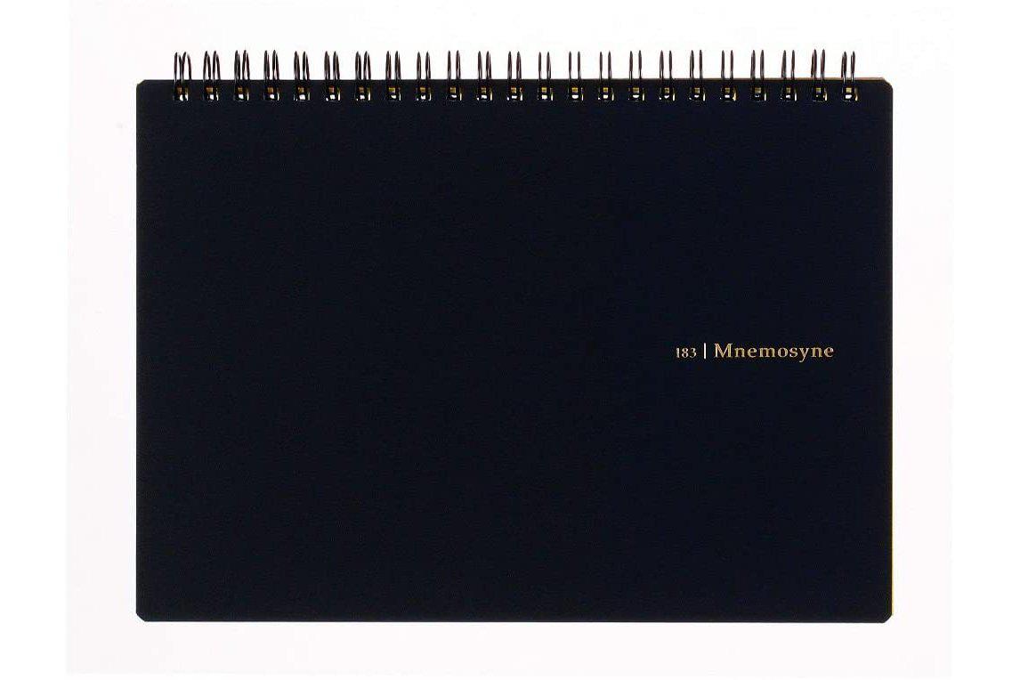 Mnemosyne Wirebound Notebook - A5 - Blank | Galen Leather
