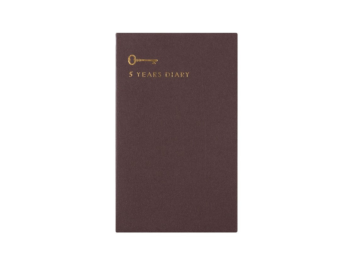 Midori 5 Years Diary - Door - Black - Galen Leather