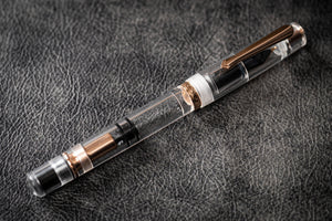 Narwhal X Galen Rose Gold Fountain Pen - Demo
