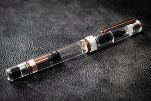 Narwhal X Galen Rose Gold Fountain Pen - Demo