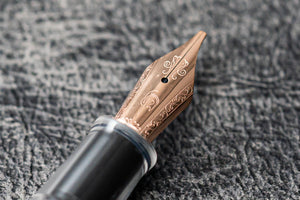 Narwhal X Galen Rose Gold Fountain Pen - Demo