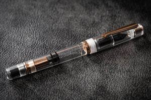 Narwhal X Galen Rose Gold Fountain Pen - Demo