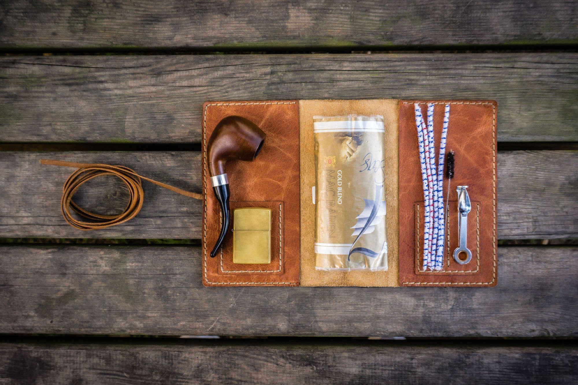 Leather Tobacco Pouch - Vermont Freehand