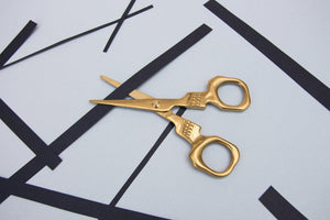 Skull Scissors - Brass