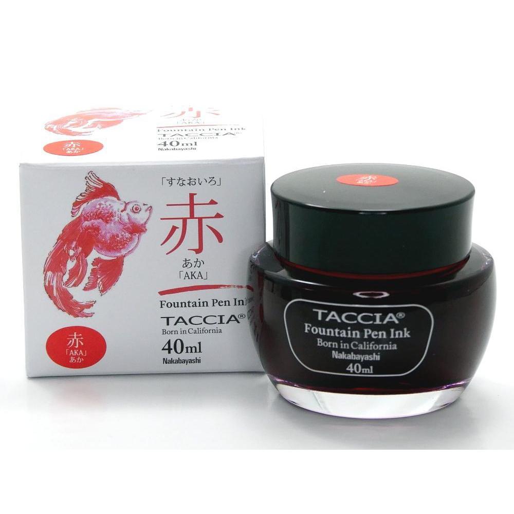 Taccia Aka Red Fountain Pen Ink - Galen Leather