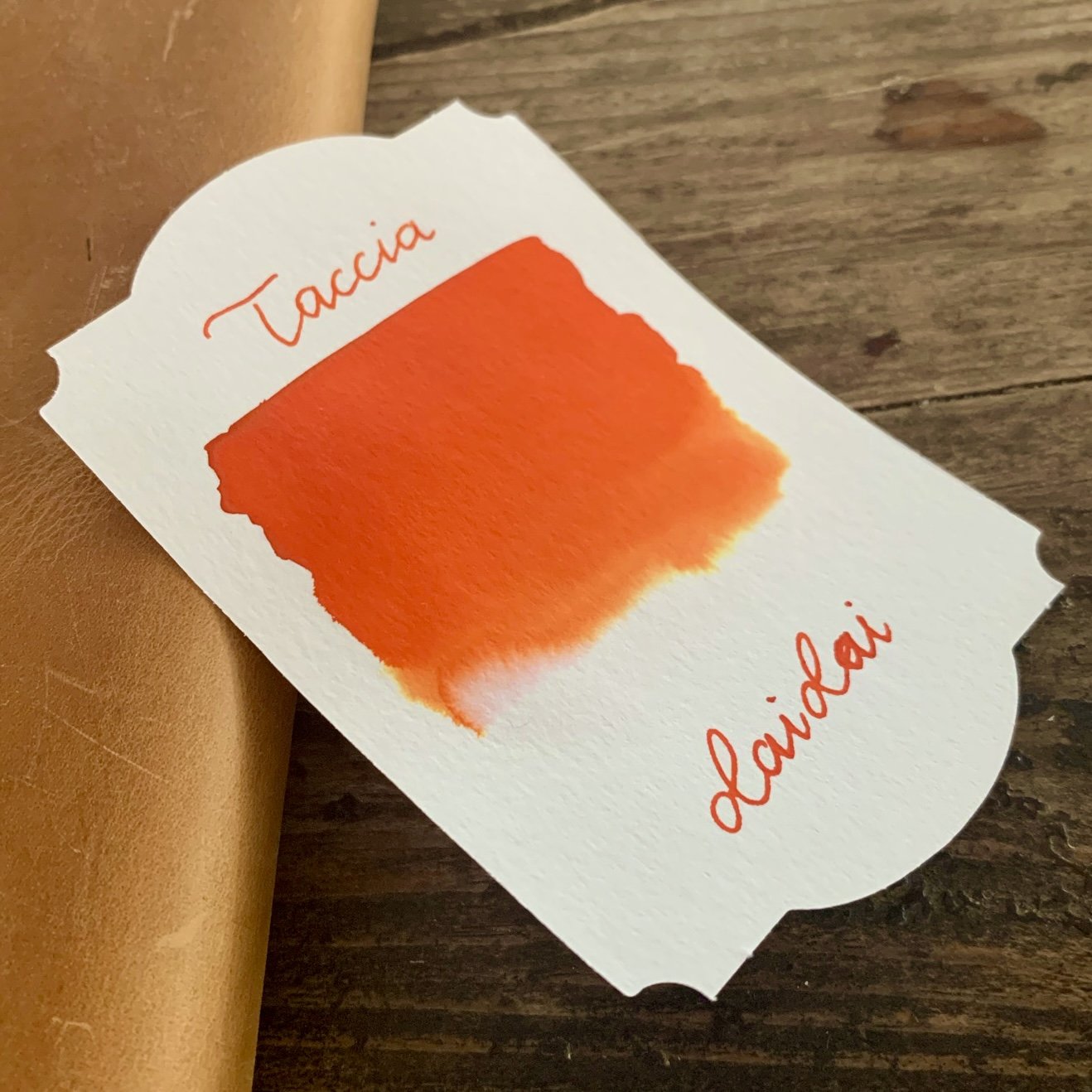 Taccia Daidai Orange Ink