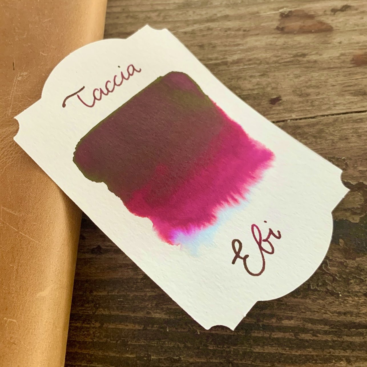 Taccia Ebi Purple Red Ink